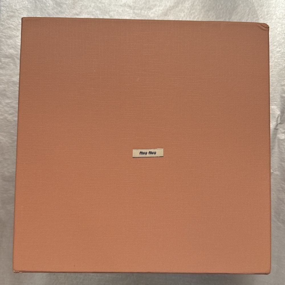 Miu Miu Box For Storage Of Small Goods Like Purse & Wallets 10x10x4 (inches)